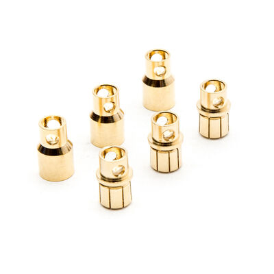 Connector: Gold Bullet Set, 8.0mm (3) Connector: Gold Bullet Set, 8.0mm (3)