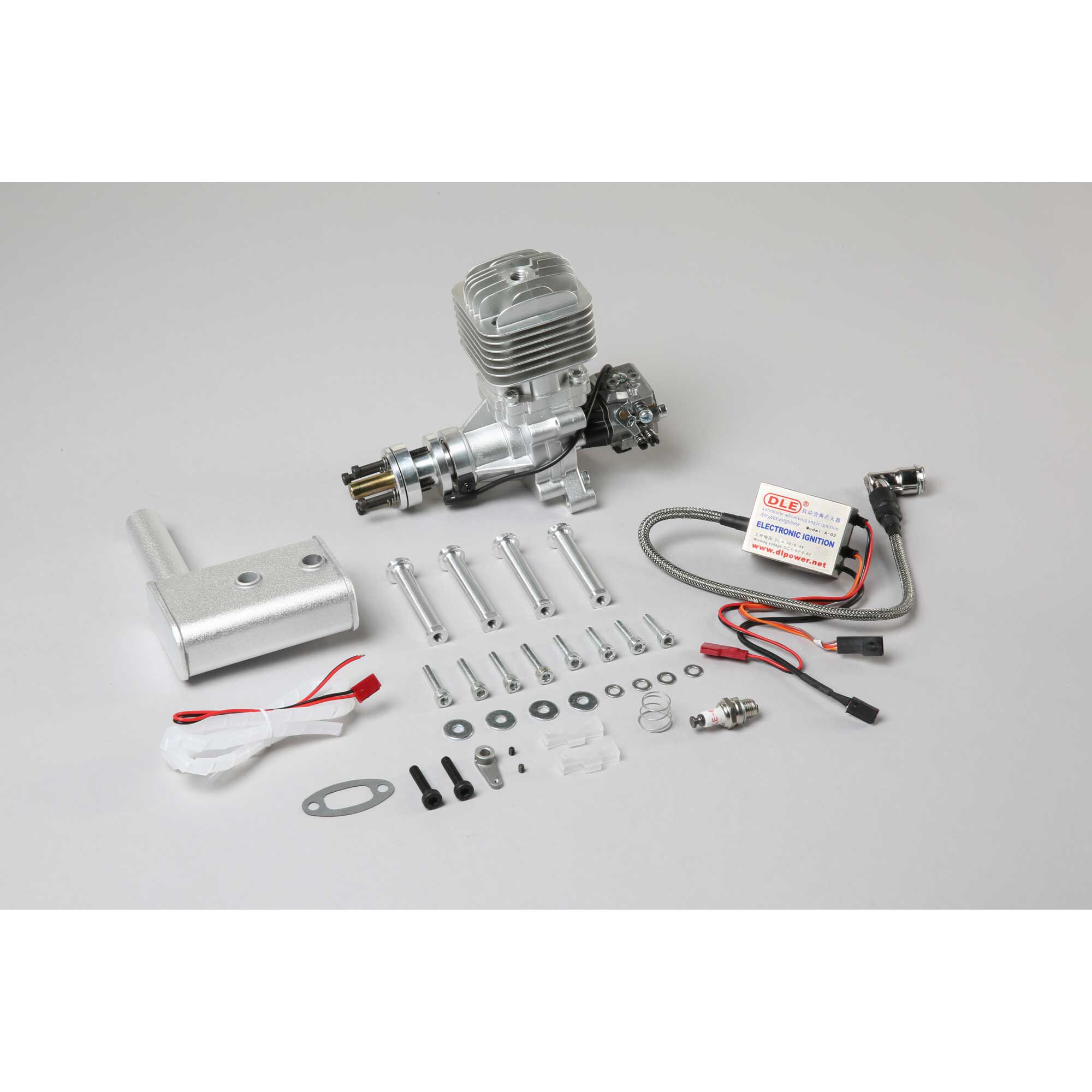 DLE Engines DLE-30 30cc Gas Rear Carb with Electronic DLE Engines DLE-30 30cc Gas Rear Carb with Electronic