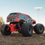 1/10 GORGON 4X2 MEGA 550 Brushed Monster Truck RTR with Battery & Charger, Red