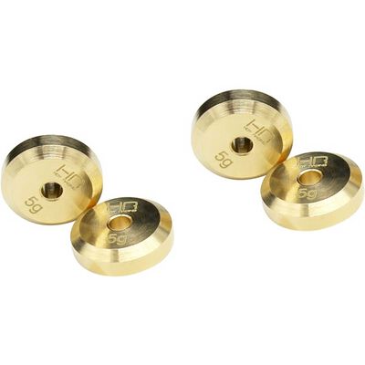 +4mm Steel Axles Brass Weights (4): SCX24 +4mm Steel Axles Brass Weights (4): SCX24