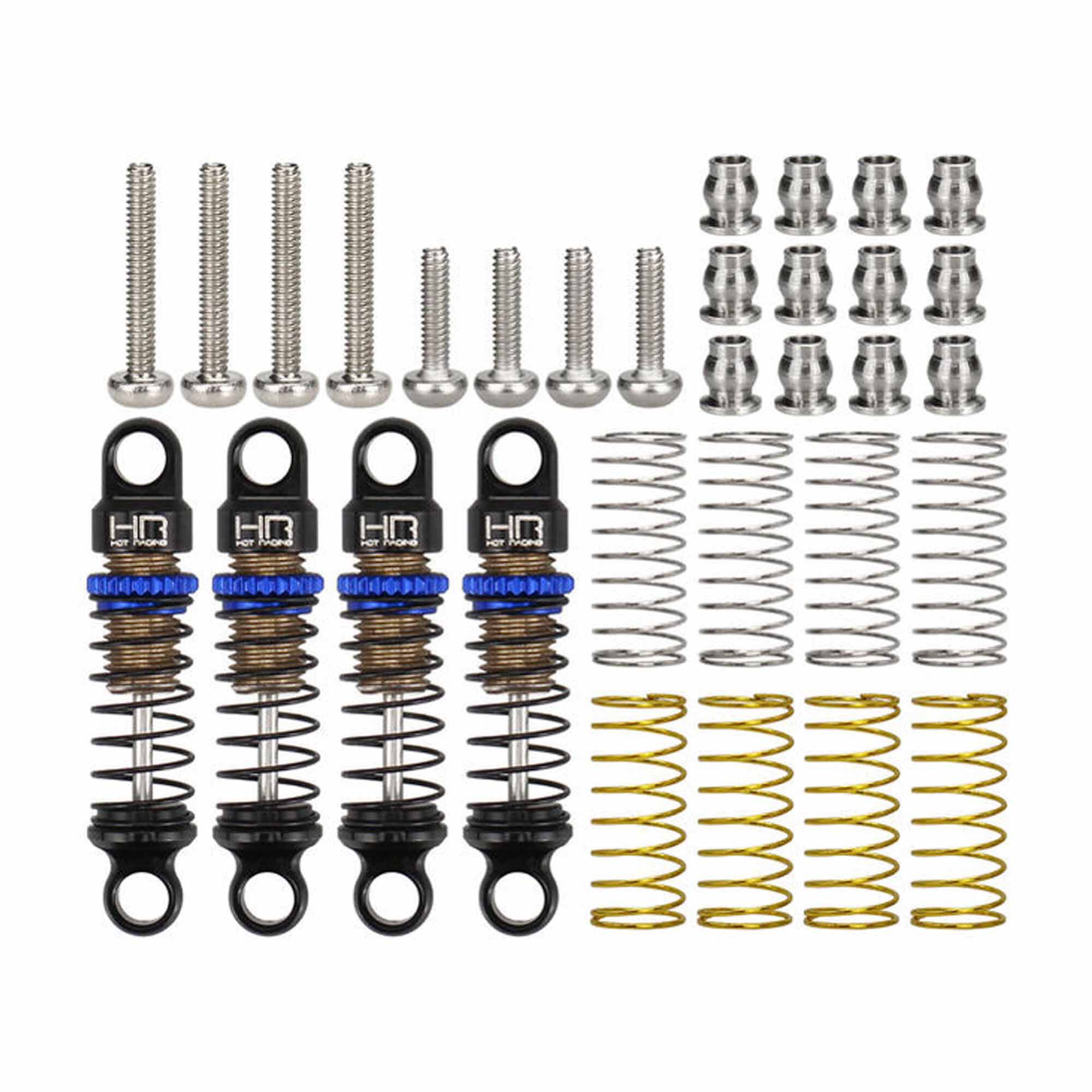 Hot Racing Hot Racing Aluminum 21.5mm Adjustable Shocks with Three