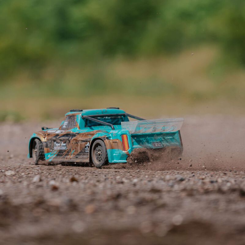 [���ܼ�] ARA4215V3T2 [ARRMA] 1/8 INFRACTION 4X4 MEGA Resto-Mod Truck RTR, TEAL/BRONZE