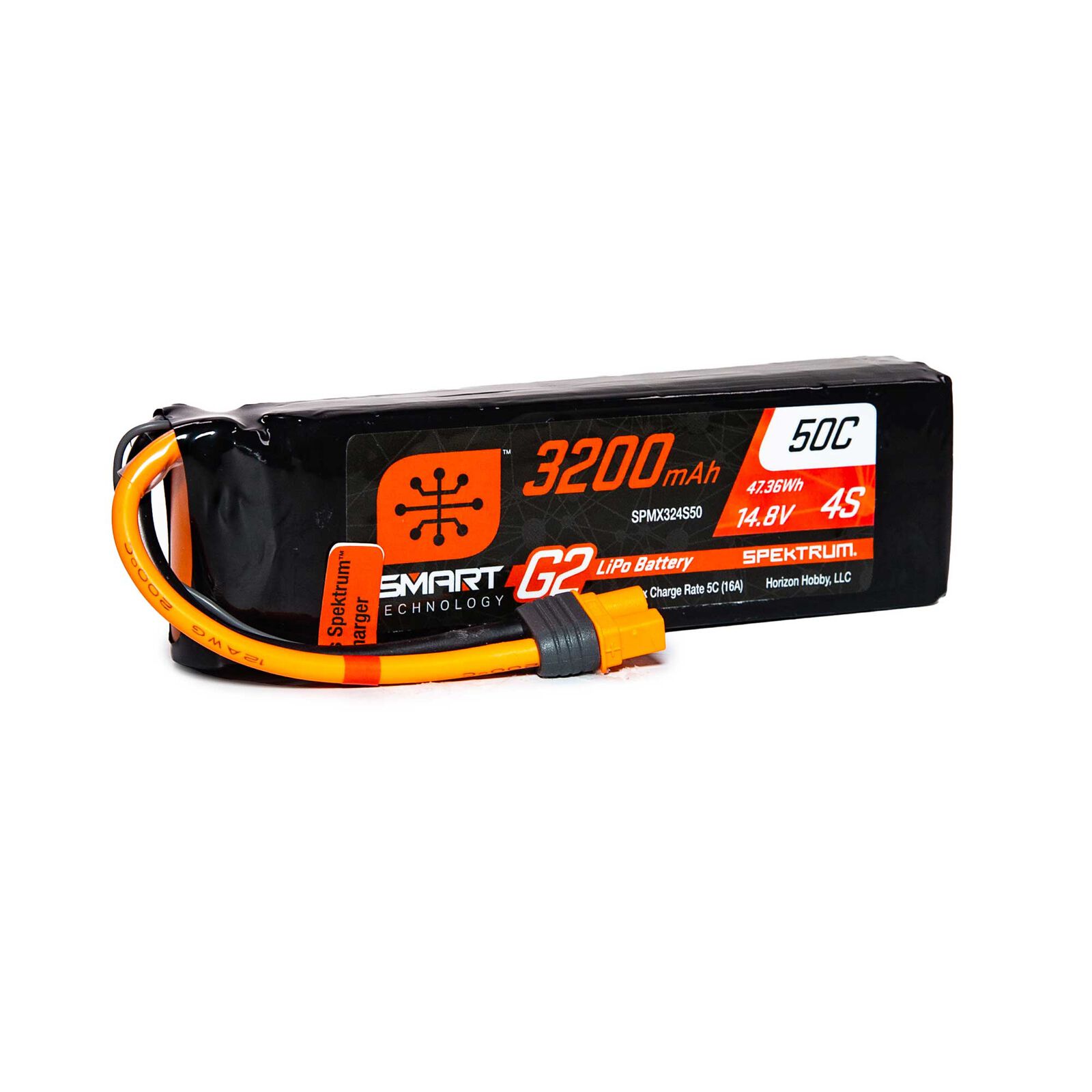 Spektrum 14 8v 3200mah 4s 50c Smart G2 Lipo Battery Ic3 Horizon Hobby