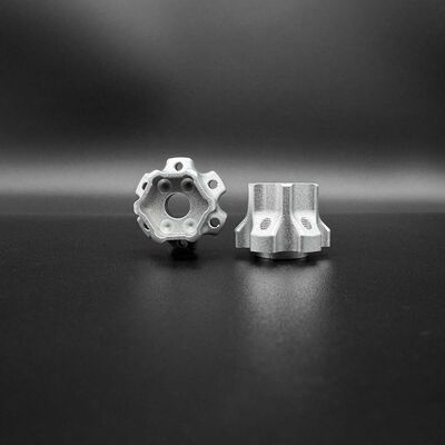 12mm Machined Aluminum Hex Hubs w/ Hardware, 10mm Offset (2) 12mm Machined Aluminum Hex Hubs w/ Hardware, 10mm Offset (2)