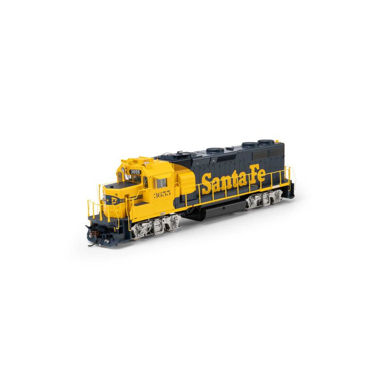 Athearn Genesis HO GEN GP39-2 PH I Locomotive w/DCC & SOUND, ATSF #3655