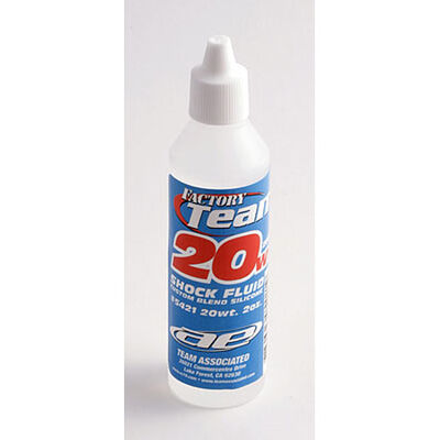 Factory Team Silicone Shock Fluid, 20Wt (200 cSt) 2oz Factory Team Silicone Shock Fluid, 20Wt (200 cSt) 2oz