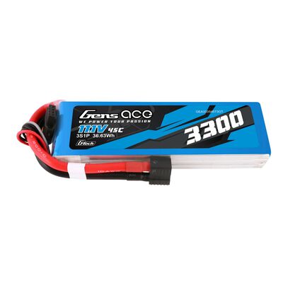 11.1V 3300mAh 3S 45C G-Tech LiPo Battery: EC3/ Deans 11.1V 3300mAh 3S 45C G-Tech LiPo Battery: EC3/ Deans