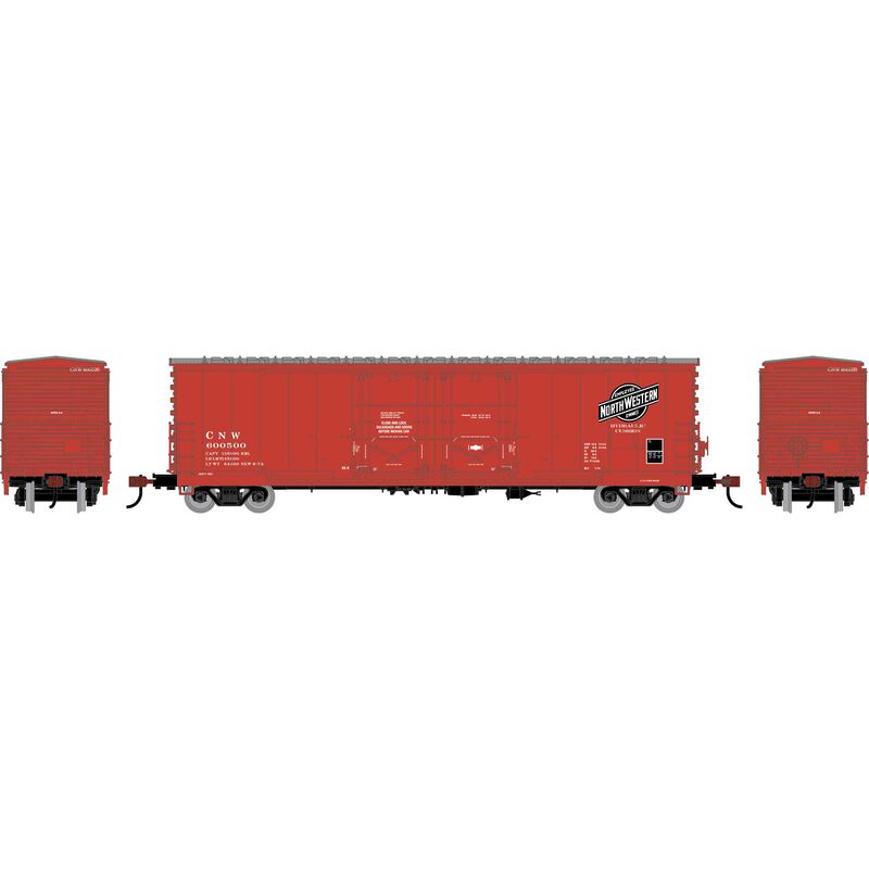 HO ATH 50' Evans Double Plug Door Box Car, CNW #600500