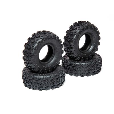 1.0 Rock Lizards Tires (4): SCX24 1.0 Rock Lizards Tires (4): SCX24