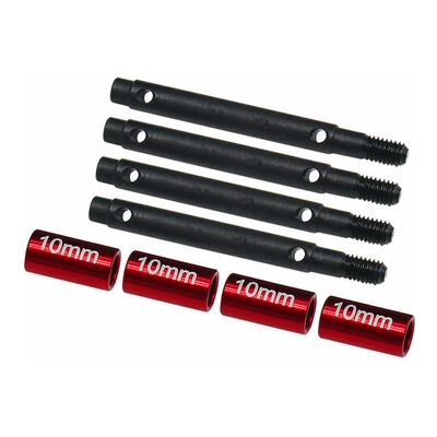 +10mm Steel Portal Drive Stub Axles, 1/18 Redcat Ascent 18 +10mm Steel Portal Drive Stub Axles, 1/18 Redcat Ascent 18