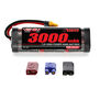 7.2V 3000mAh 6-Cell DRIVE Flat NiMH Battery: UNI 2.0 Plug