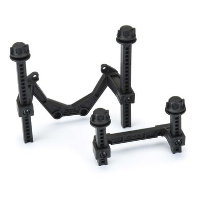 1/10 Extended Front/Rear Body Mounts: Rustler 4x4 1/10 Extended Front/Rear Body Mounts: Rustler 4x4