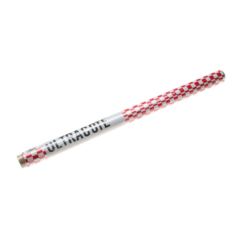 UltraCote, 1/2" White & Red Squares