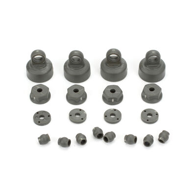 Shock Cap, Piston, Pivot Ball Set: All ECX 1/10 2WD Shock Cap, Piston, Pivot Ball Set: All ECX 1/10 2WD