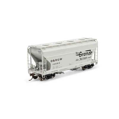 HO ACF 2970 Covered Hopper, DRGW #15993 HO ACF 2970 Covered Hopper, DRGW #15993