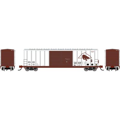 N ATH 50' FMC Centered Double Door Box Car, SERA #4558 N ATH 50' FMC Centered Double Door Box Car, SERA #4558
