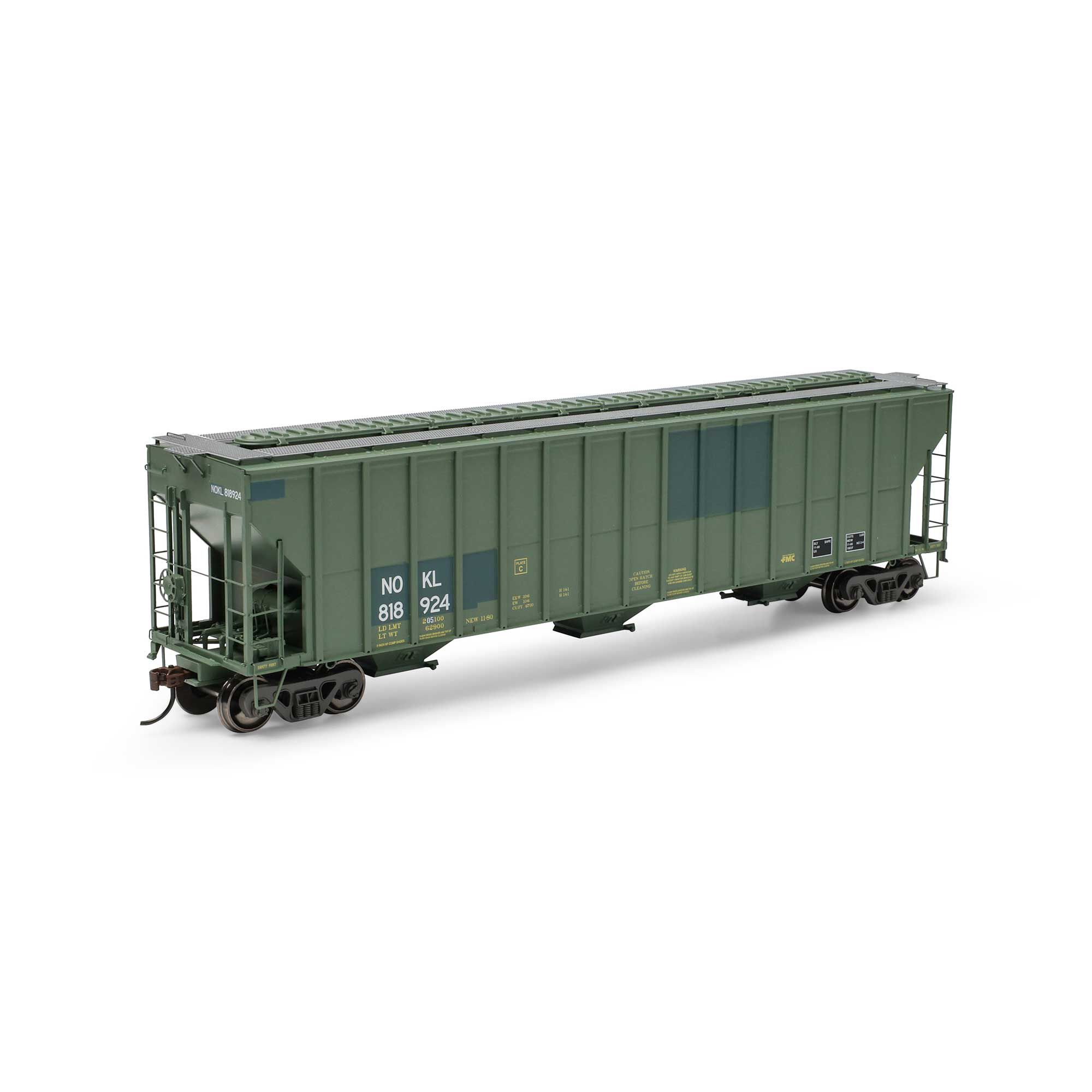 Athearn HO FMC 4700 Covered Hopper, NOKL Primed For Grime 'Ex-CNW