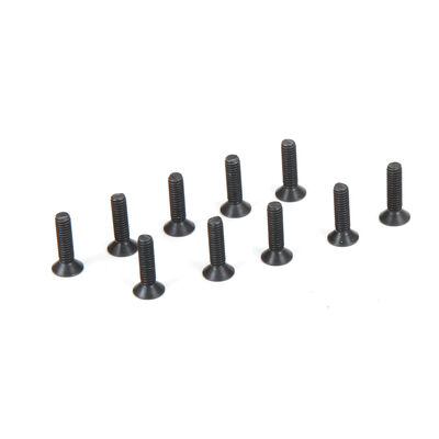 Flat Head Screws M2.5 x 10mm (10) Flat Head Screws M2.5 x 10mm (10)