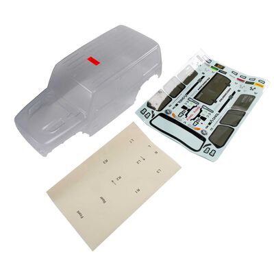 Clear Body, Jeep JL 4-Door Wrangler: SCX10 III Clear Body, Jeep JL 4-Door Wrangler: SCX10 III