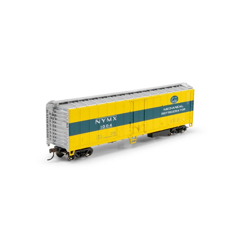 Roundhouse HO 50' Smooth Side Mechanical Reefer, NYMX #1004 Roundhouse HO 50' Smooth Side Mechanical Reefer, NYMX #1004