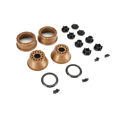 Limited Edition Raid Bead-Loc F/R 2.2"/3.0" 12 & 14mm SC Wheels (2) Black/Bronze Limited Edition Raid Bead-Loc F/R 2.2"/3.0" 12 & 14mm SC Wheels (2) Black/Bronze