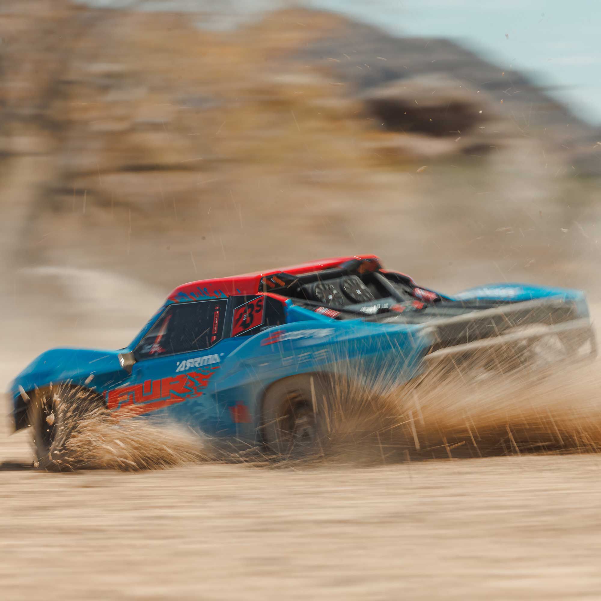 �˾���ũ ARA3521T1 [ARRMA] 1/10 FURY 223S BLX �귯�ø��� 2WD ��Ʈ �ڽ� Ʈ�� RTR, DSC, ���� 13