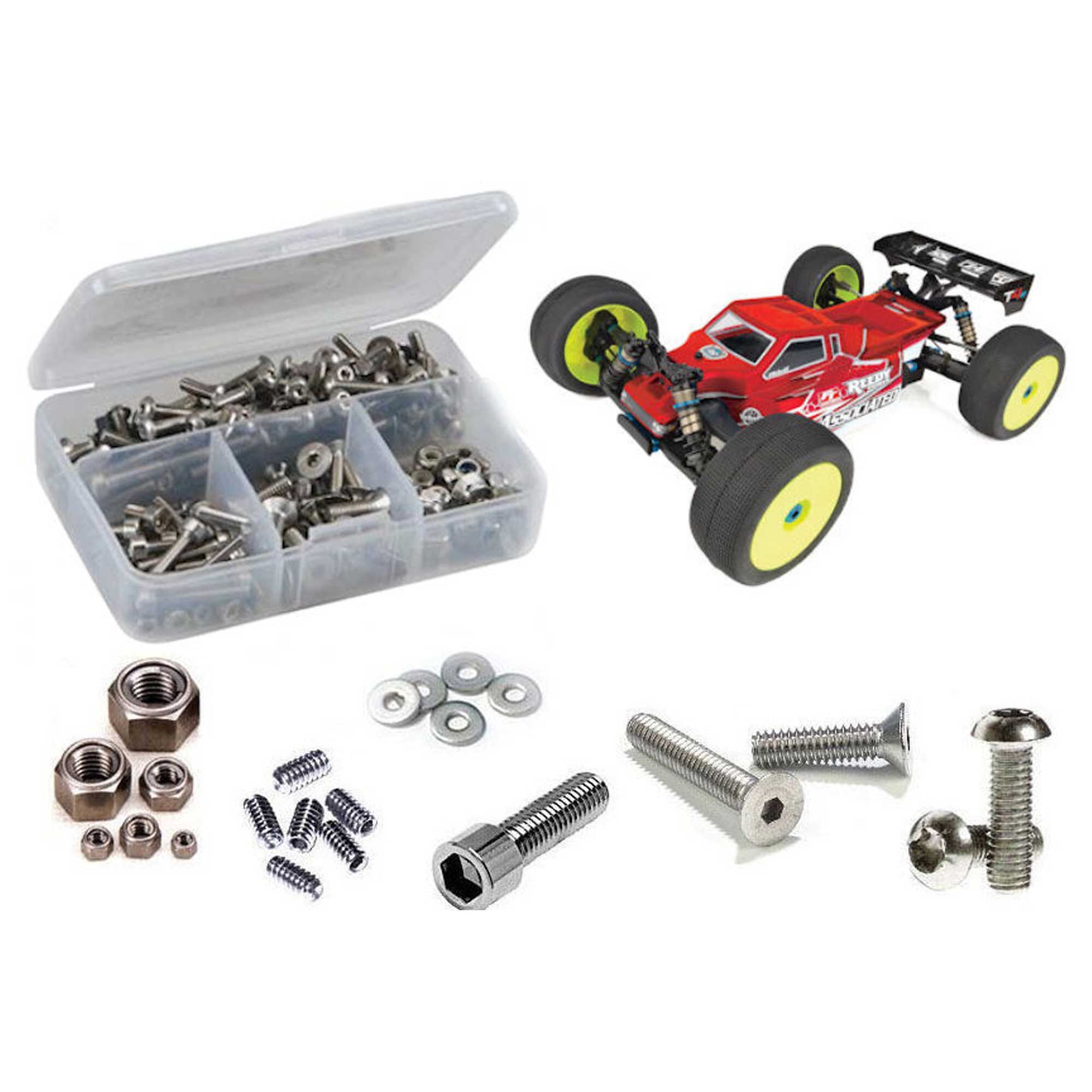 RCパーツセット RC Screwz RC Screwz Associated RC8T4e 1/8th (#80948) Stainless