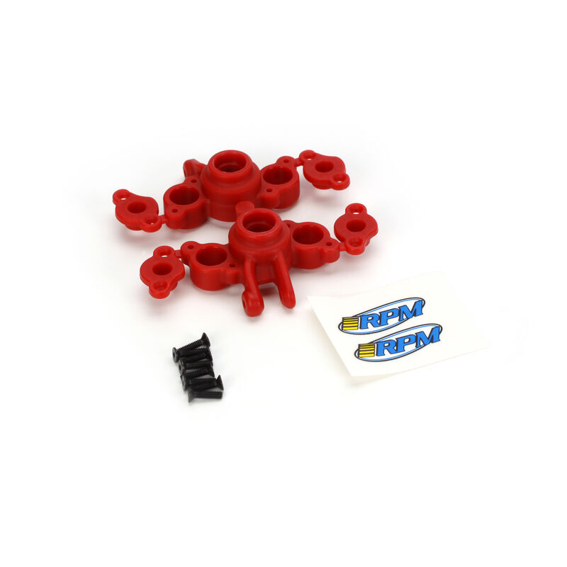 Axle Carriers, Red: 1/16 EVR/SLH