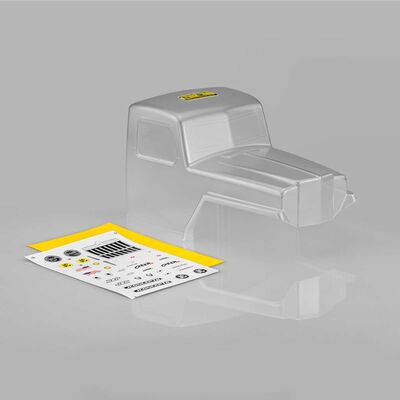 1/10 JCI Creep 12.3" Wheelbase Clear Body, Cab Only 1/10 JCI Creep 12.3" Wheelbase Clear Body, Cab Only