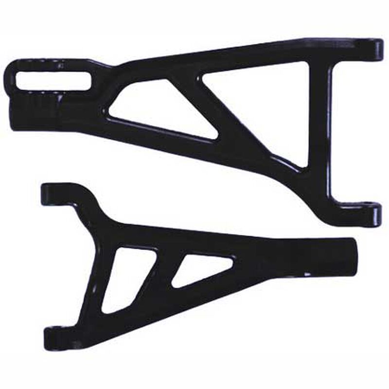 Front A-Arms, Right, Black: TRA Summit, Revo, E-Revo