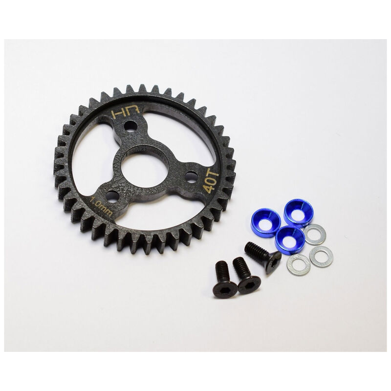 Hot Racing Steel Spur Gear 40T 1.0 Mod Traxxas Revo 3.3, Slayer Pro