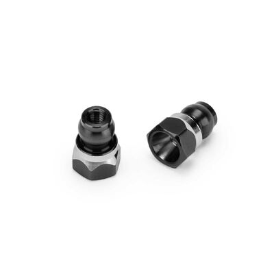 Fin titanium front stand-off, (stealth black) - 8mm Fin titanium front stand-off, (stealth black) - 8mm