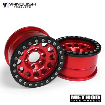 Method 1.9 Race Wheel 105, Red/Black Anodized Method 1.9 Race Wheel 105, Red/Black Anodized