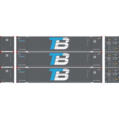 HO ATH 53' Jindo Containers, TRBU #534180 9/534382 2/ 534450 0 (3) HO ATH 53' Jindo Containers, TRBU #534180 9/534382 2/ 534450 0 (3)