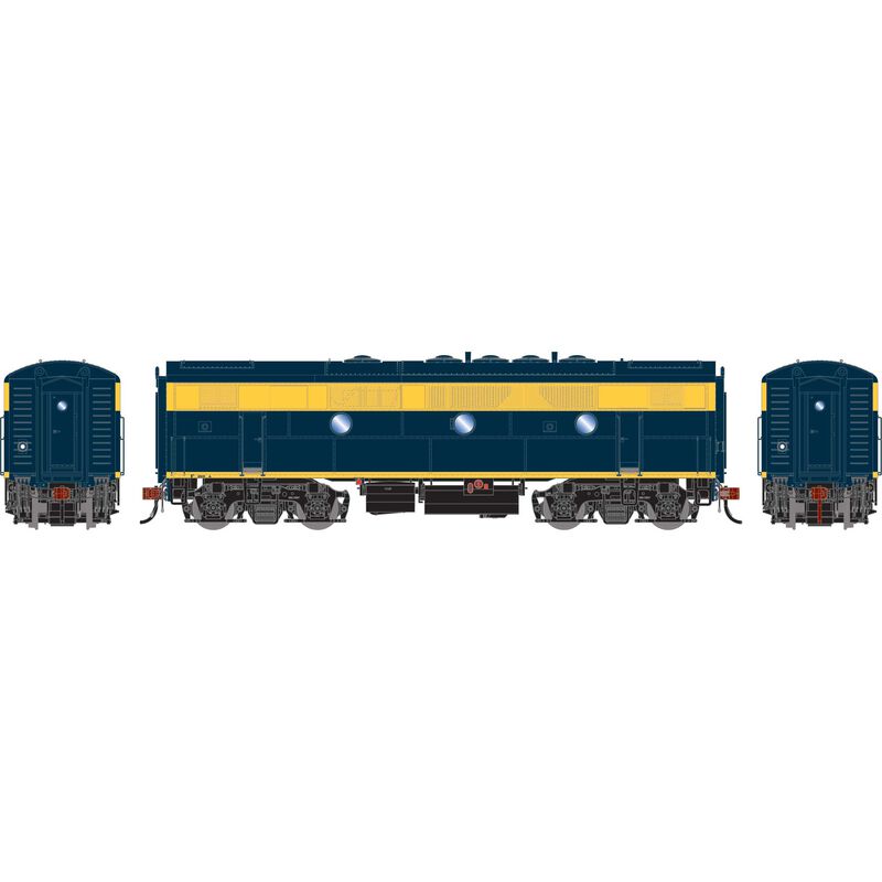HO F7B Locomotive with DCC & Sound, Freight ATSF #266A