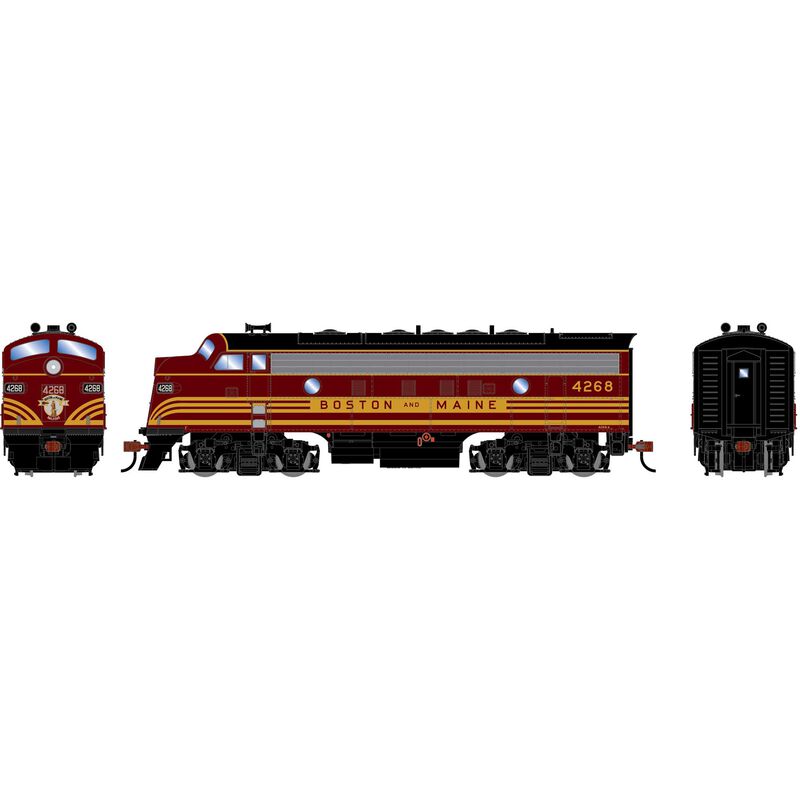 HO RND F7A Locomotive DCC-Ready, BM #4268 HO RND F7A Locomotive DCC-Ready, BM #4268