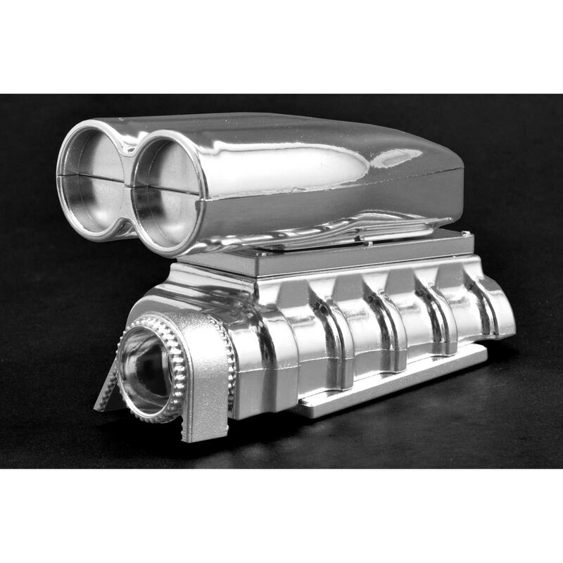 Chrome Shotgun Style Mock Intake & Blower