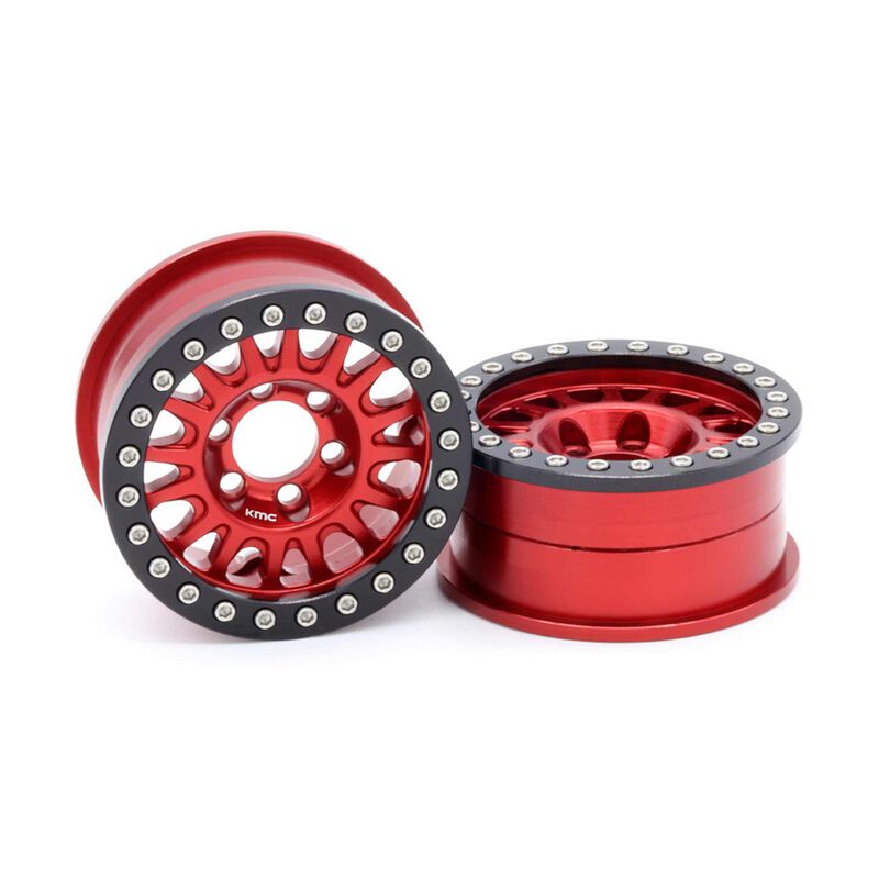 KMC 1.9 KM445 Impact Red Anodized