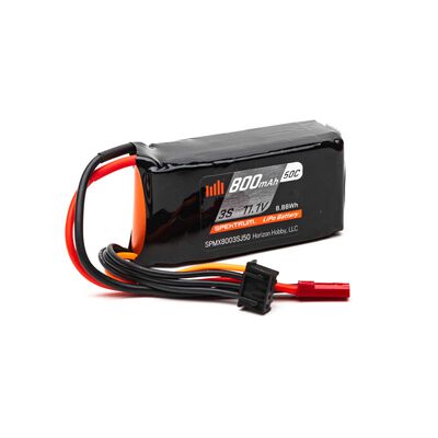 3S 11.1V 800mAh 50C Li-Po; JST-RCY 3S 11.1V 800mAh 50C Li-Po; JST-RCY