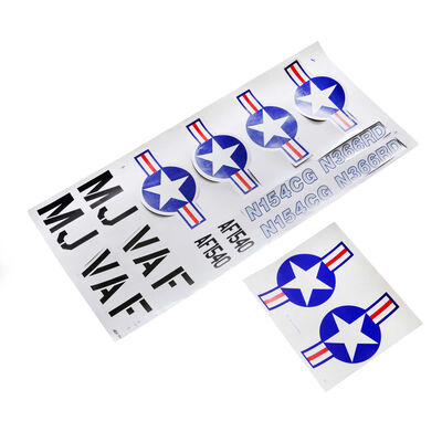 Decal Sheet: Van's RV-4 30cc Decal Sheet: Van's RV-4 30cc