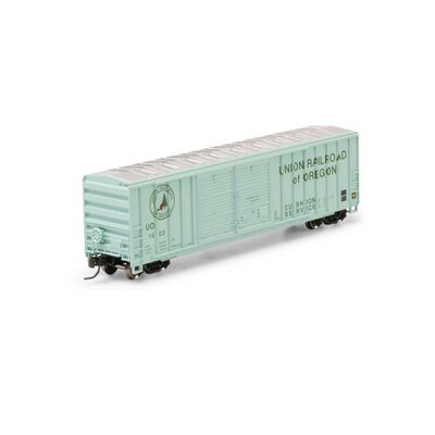 N 50' FMC DD Offset Box Car, UO #1503 N 50' FMC DD Offset Box Car, UO #1503