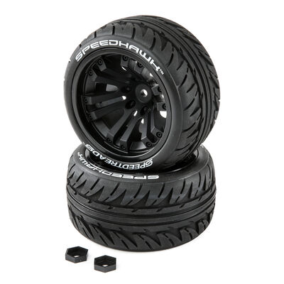SpeedTreads Speedhawk Tires Mounted (2): 1/10 Stadium/Monster Truck SpeedTreads Speedhawk Tires Mounted (2): 1/10 Stadium/Monster Truck
