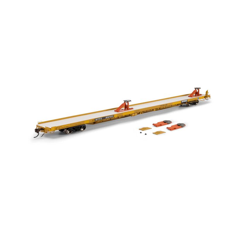 Athearn Genesis HO GEN F89-F Flat Car, WTTX 'Twin 45' #912411