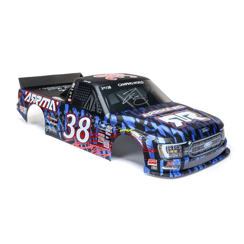 ARRMA Zane Smith Signed Limited Edition No.38 Ford NASCAR Truck Body