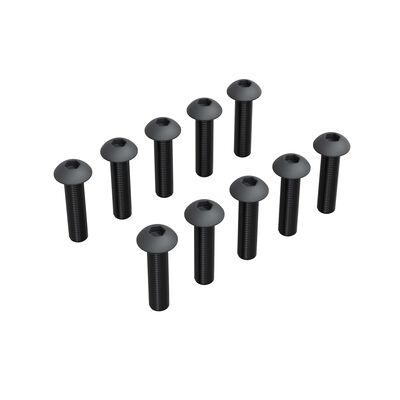 M2.5x12mm Button Head Screw With M3 Head (10) M2.5x12mm Button Head Screw With M3 Head (10)