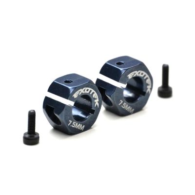 Hex Set, 7075 7.5mm Wide, 1 Pair: Eb410 Hex Set, 7075 7.5mm Wide, 1 Pair: Eb410