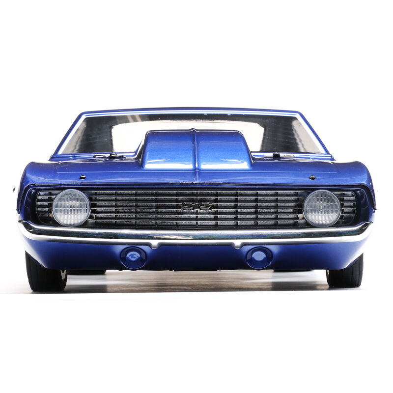 1/10 '69 Camaro 22S No Prep Drag Car, Brushless 2WD RTR, Blue