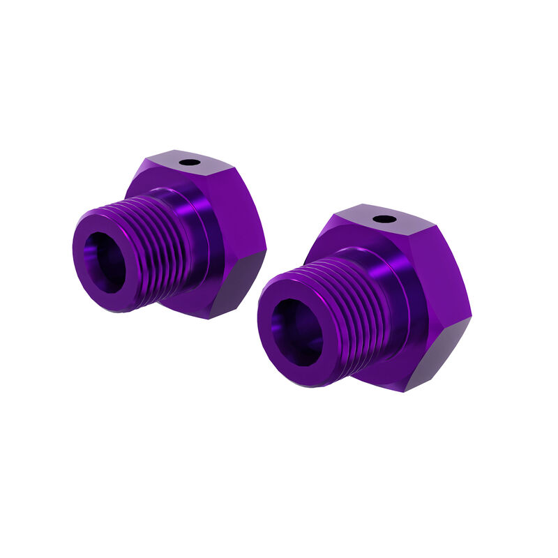 ARRMA Wheel Hex 17mm, Anodized Aluminum (2pcs), Purple ARRMA Wheel Hex 17mm, Anodized Aluminum (2pcs), Purple