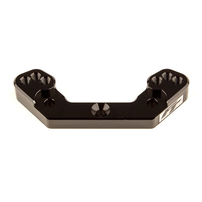 RC10B6.2 FT REAR BALLSTUD MOUNT +2mm, BLACK RC10B6.2 FT REAR BALLSTUD MOUNT +2mm, BLACK