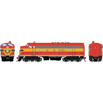 HO F3A Locomotive, Freight FEC #501 HO F3A Locomotive, Freight FEC #501